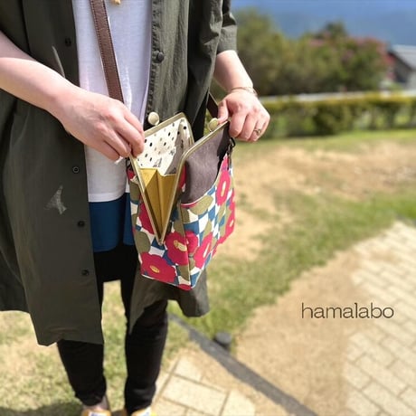 【HA-2262】17.5cmバッグ用の足長口金/角型/とても大きな碁石/アンティークゴールド/＋(プラス)
