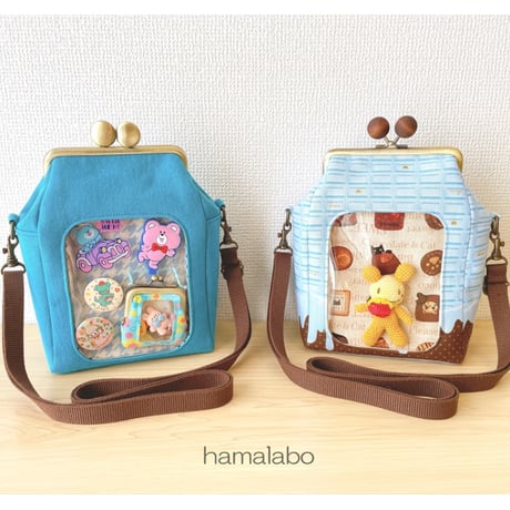 在庫調整で今だけ30％引き！【HA-b1125】12cm角型口金/コトリ型(レトロ模様)/ゴールド/カン付き