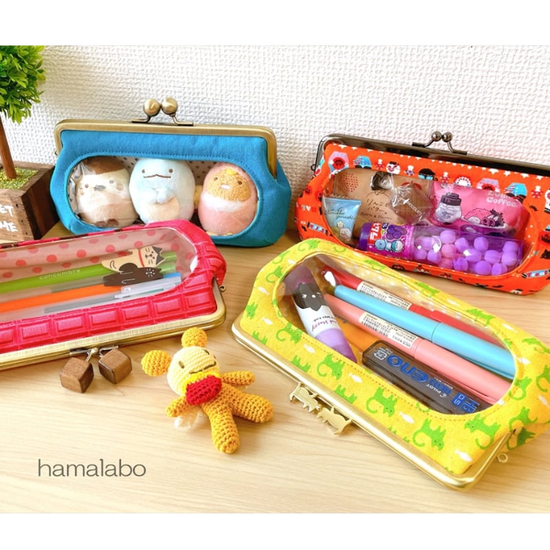 専用です！　　がま口ポーチ　ハンドメイド 10月28日販売開始！【KT-2157】横長サイズ版！推しぬい用がま口ポーチ