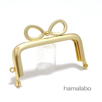 5月1日販売開始！サービス特価品＆限定【HA-2445-S】7.5cm/角型口金(リボン×ソフトゴールド)