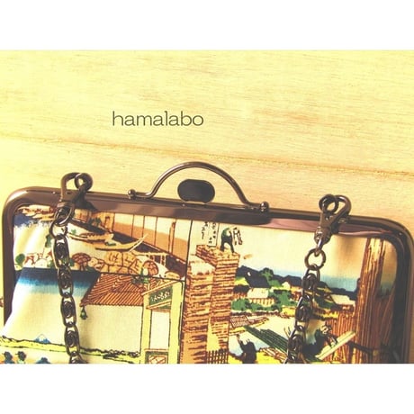 【KT-2064】がま口御朱印帳入れ(縦に1冊収納)の型紙＆レシピ【18cm/角型用】