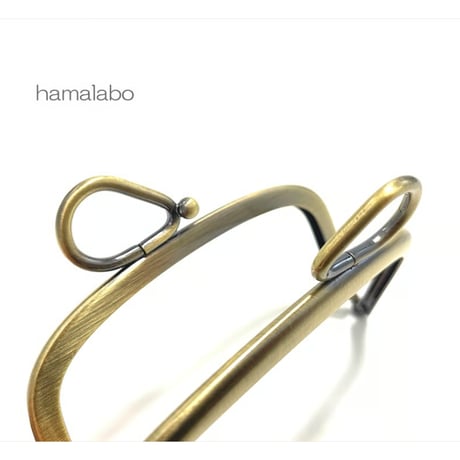 6月1日販売開始！大特価＆数量限定！【HA-2558】リングリボン口金　9.9cm/くし型(アンティークゴールド)