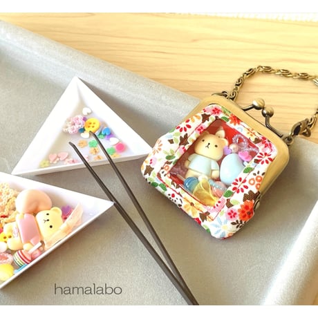 限定口金＆特価！【HA-2538】5.5cm口金/ナツメひねり(ゴールド)　5本セット