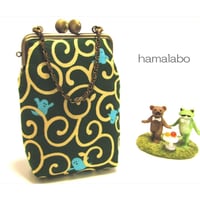 【KT-2001】がま口縦長ミニポーチの型紙＆レシピ【8.5cm用】