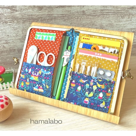 (完売御礼！)がま口の日セール！廃盤大特価セール！ 【HA-b1127】17.7cm角型口金/(新リボン×ソフトシルバー)