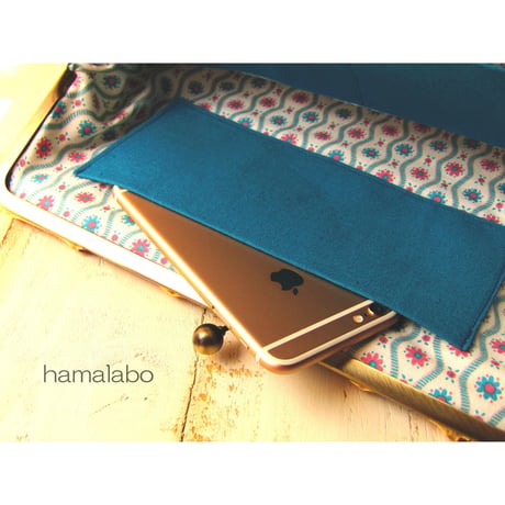 【KT2-1002】がま口クラッチバッグの型紙＆レシピ<27cm/角型用>