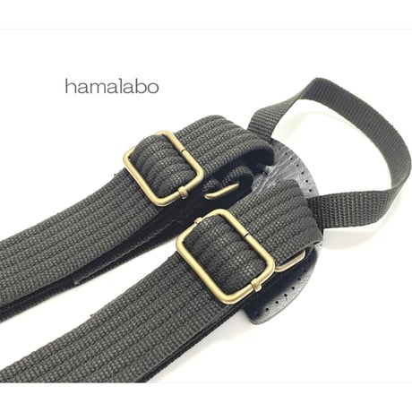 【HA-696】リュック用のショルダーひも(黒)