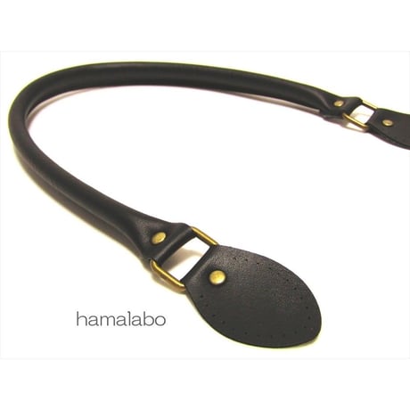 【HA-594】<縫い付けタイプ>手さげ持ち手60cm(黒)-YAK-600