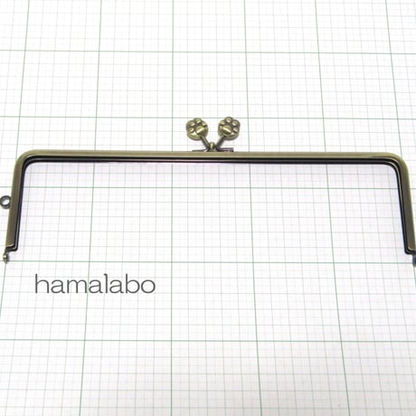 (廃盤予定)【HA-1111】25cm/角型(肉球×アンティークゴールド)