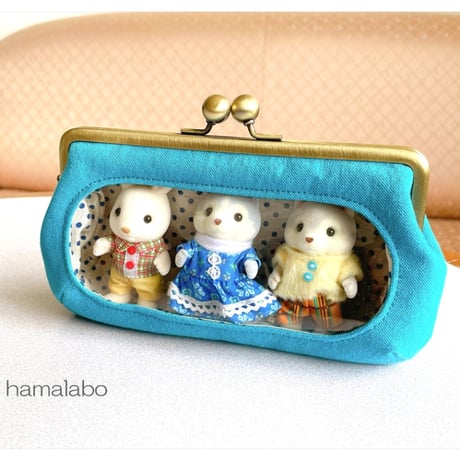 がま口の日セール！今回限りの限定大特価品！【HA-2560】16.5cm口金/(ナツメひねり×ゴールド)・カン付き