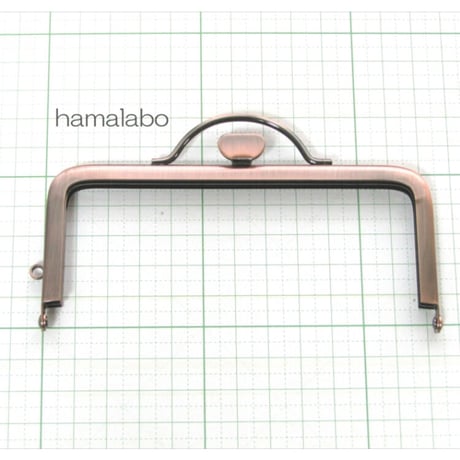 <廃盤予定>【HA-2127】12×5.4cm/角型(押し口金×ブロンズ)