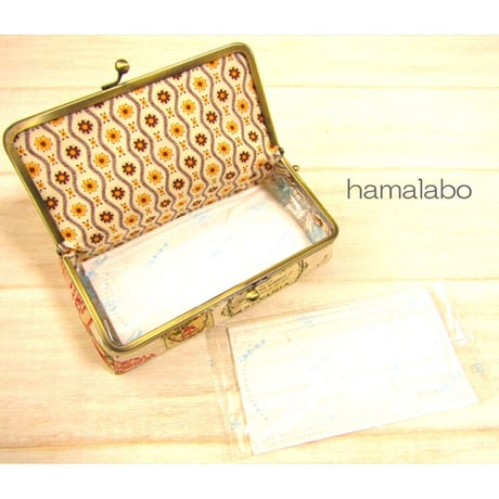 大特価品！【HA-1953】<BOX型がま口>専用の口金18.5cm(ローズゴールド-ピンクゴールド)