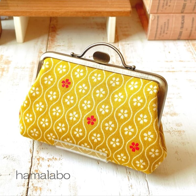 KT-2068】大容量版！がま口カードケースの型紙＆レシピ【12cm/角型用