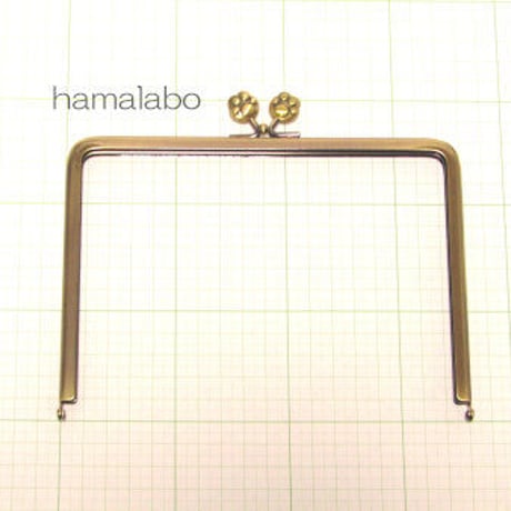 【HA-1113】17.7cm/角型(肉球×アンティークゴールド)