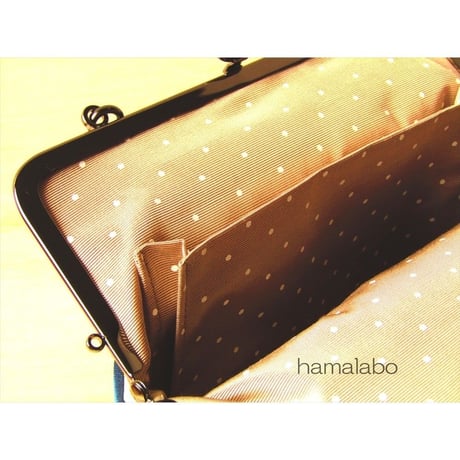 【KT-2064】がま口御朱印帳入れ(縦に1冊収納)の型紙＆レシピ【18cm/角型用】