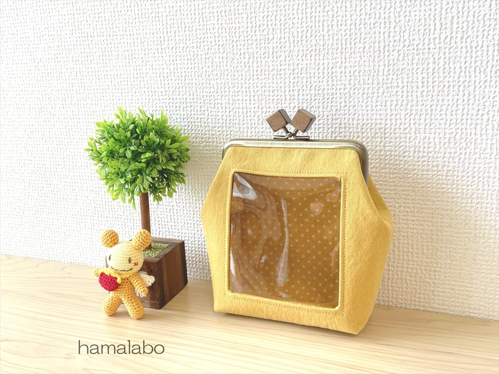 KT-2140】ミニサイズ版！推しぬい用がま口ポーチ(ショルダー可能