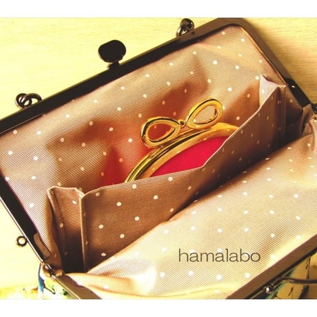 【KT-2064】がま口御朱印帳入れ(縦に1冊収納)の型紙＆レシピ【18cm/角型用】