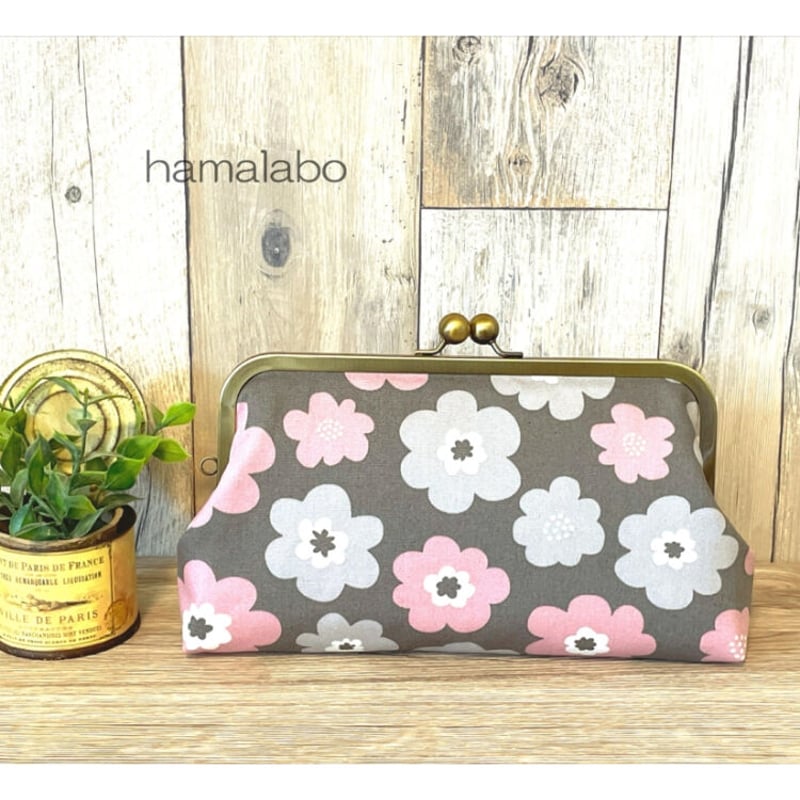 KT-2109】シンプル版(基本型)！がま口クラッチバッグの型紙＆レシピ