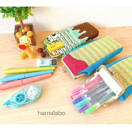 【HA-2254】7.5cm/角型/紫色のどんぐり/アンティークゴールド