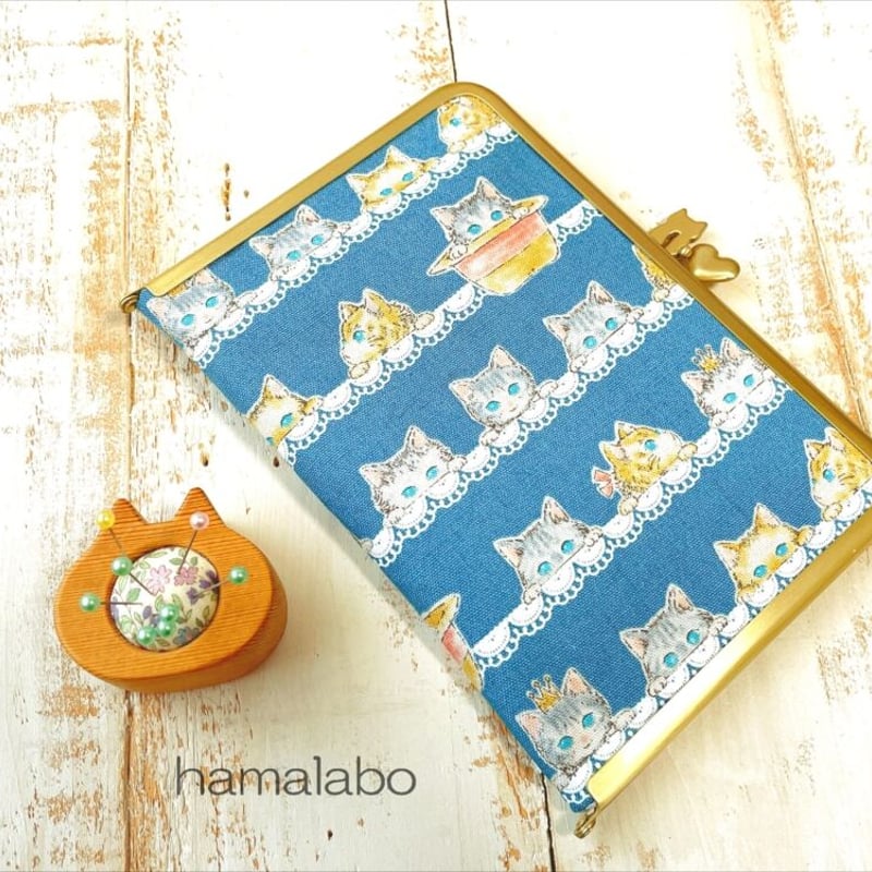 KT-1066】【横開き】がま口カードケース＆通帳ケースの型紙＆レシピ(お