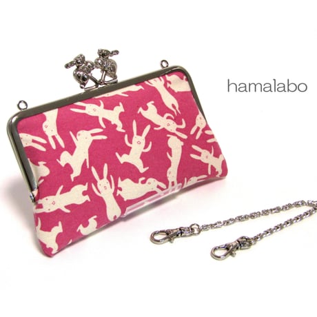 【HA-2167】15cm/角型(茶色の木オーバル×アンティークゴールド)・カン付き