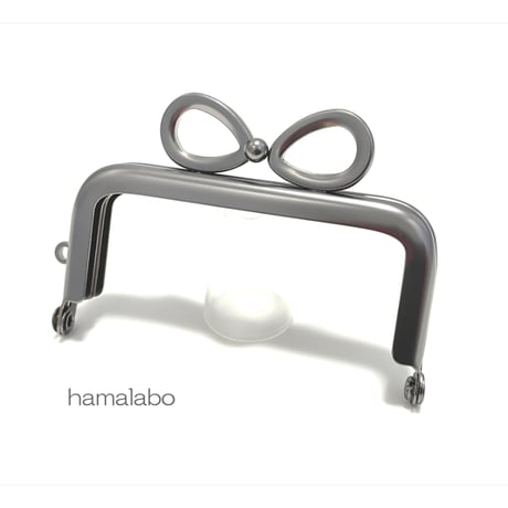 6月1日販売開始！サービス特価品＆限定【HA-2493-S】7.5cm/角型口金(リボン×ソフトブラック)