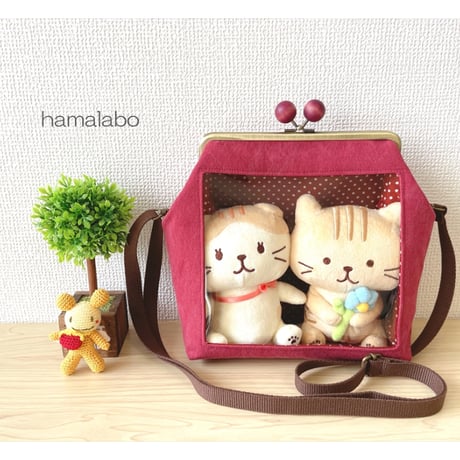 【HA-1375】18cm/角型(スマイル君ゴールド×ゴールド)・カン付き