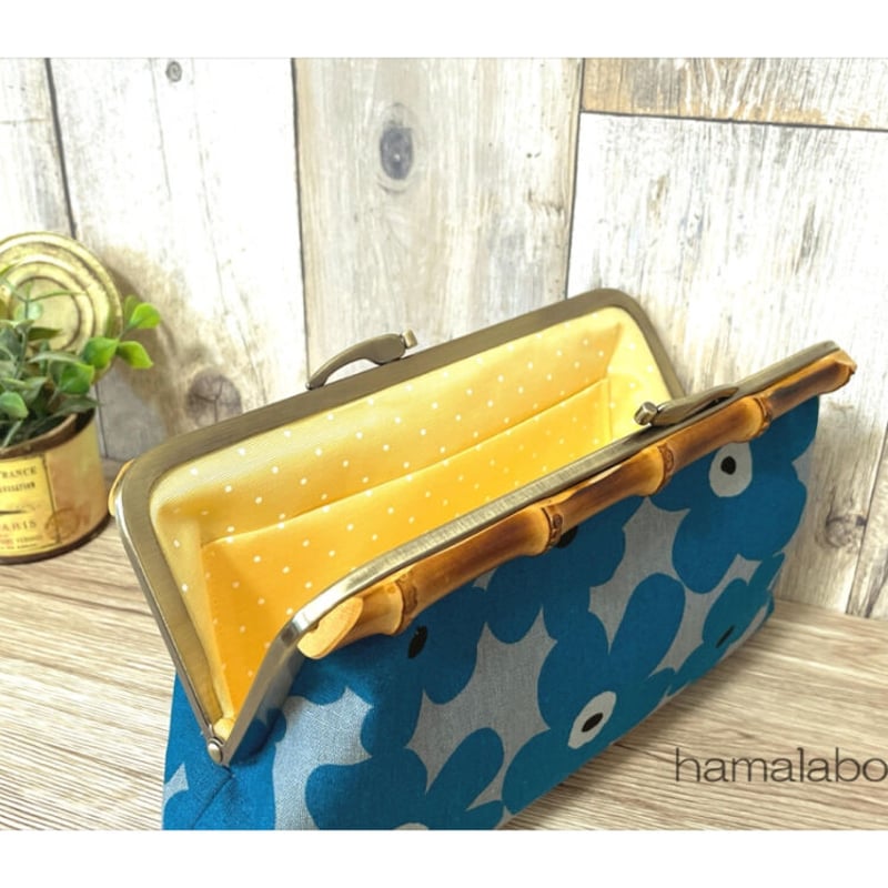 KT-2109】シンプル版(基本型)！がま口クラッチバッグの型紙＆レシピ