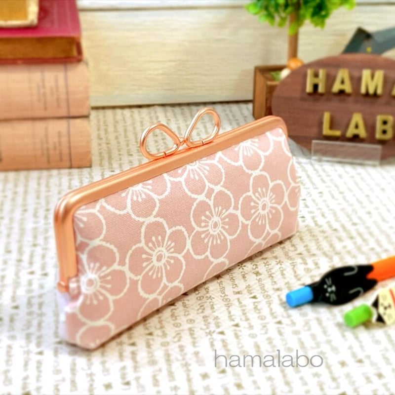 KT-1002】がま口ペンケースの型紙＆レシピ【16.5cm用】 | Hamalabo-2n