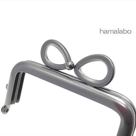 6月1日販売開始！サービス特価品＆限定【HA-2493-S】7.5cm/角型口金(リボン×ソフトブラック)