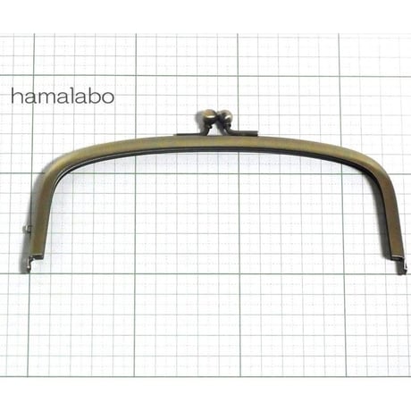 【HA-1494】17cm/くし型の口金/(アンティークゴールド)