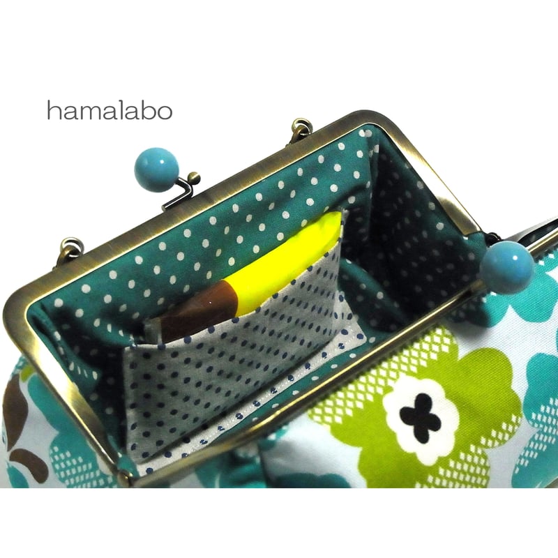 KT-1032】がま口俵型ポーチの型紙＆レシピ【18cm/角型用】 | Hamalabo-2
