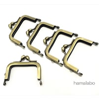 8月8日販売開始！アウトレット！【HA-b1225】5.5cm口金/ナツメひねり(アンティークゴールド)　5本セット