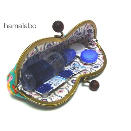 【KT-2019】がま口メガネケースの型紙＆レシピ【メガネ型口金用】