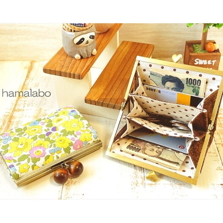 【HA-1797】12cm浮き足口金/(新リボン×ブラック)