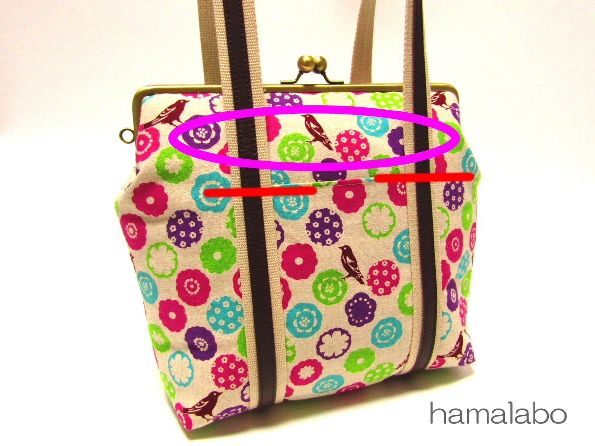 廃盤大特価セール！(廃盤予定)【KT-2023】がま口トートバッグ(持ち