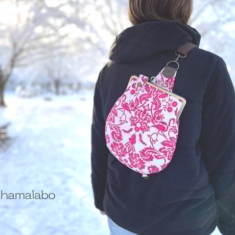 【HA-1801】18cm/角型口金/(新リボン×ブラック)