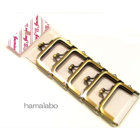 【HA-1791】5.5cm口金/(アンティークゴールド)　5本セット