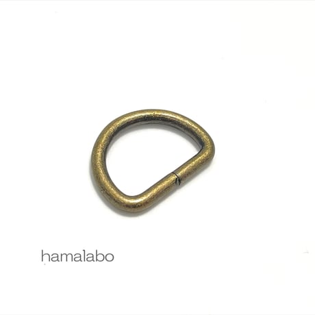 【HA-707】Dカン(15mm幅)×4個入り(アンティークゴールド)