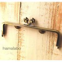 【HA-104】16.5cm/角型(肉球)・アンティークゴールド