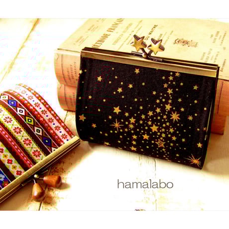 【対象口金購入で無料ダウンロード】KT-2076 縫わずに作れる！がま口マスクケース(マスク置き)の型紙＆レシピ【12cm浮き足用】