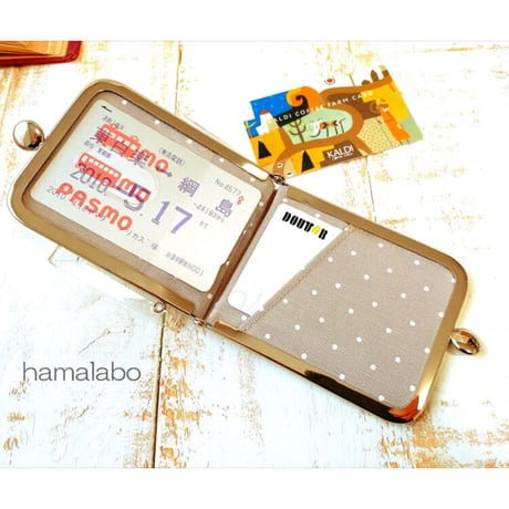 限定販売！【HA-2104】碁石口金 7.5cm角型/足長タイプ (シルバーサティーナ)