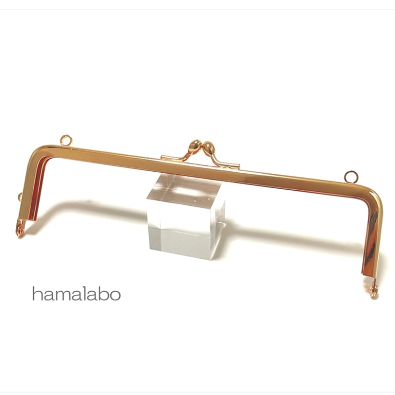 廃盤大特価セール！【HA-2560】16.5cm口金/(ナツメひねり×ゴールド