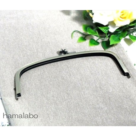 【HA-1494】17cm/くし型の口金/(アンティークゴールド)