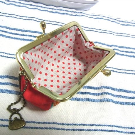 【KT-1006】がま口小物入れ・お薬ケースの型紙＆レシピ【8.5cm用】