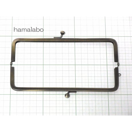 【HA-1365】16.5cm口金/(アンティークゴールド)