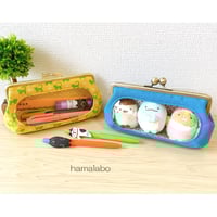 10月28日販売開始！【KT-2157】横長サイズ版！推しぬい用がま口ポーチの型紙＆レシピ【16.5cm/角型用】