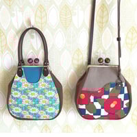 【KT-2134-SET】「丸底サコッシュ(KT-2132)」＋「あおりプチバッグ(KT-2133)」の型紙＆レシピ【12cm/角型用】