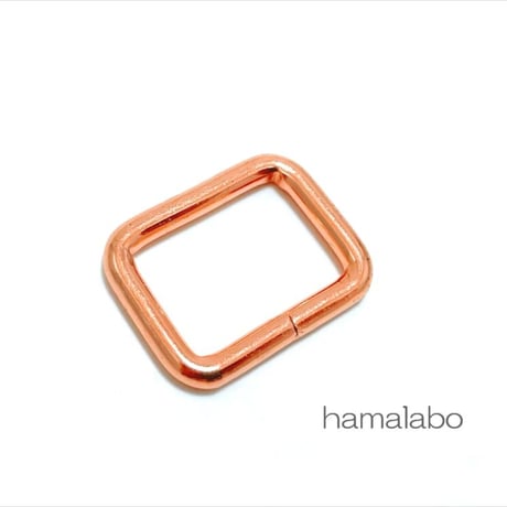 1個あたり約32円！廃盤大特価セール！【HA-b1206】お得な大容量パック！角カン 21mm幅×30個入り(ローズゴールド・ピンクゴールド)