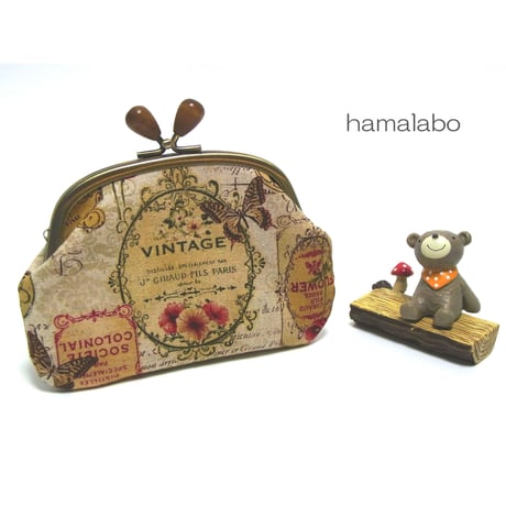 復活販売！【HA-329】12.5cm/くし型(黒色の木玉×ブラック)